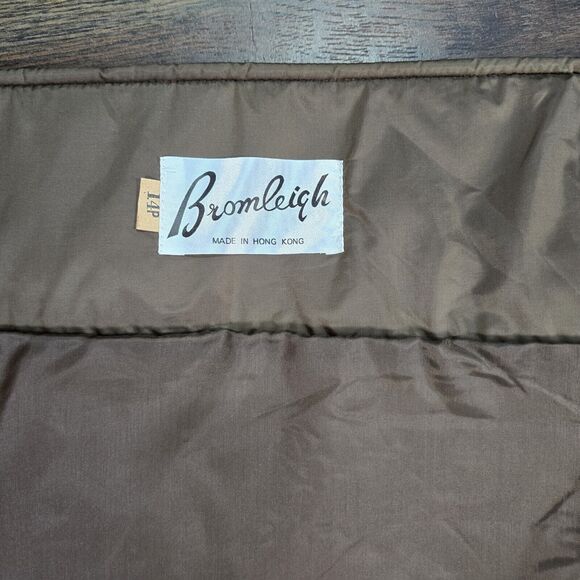 Vintage Bromleigh 14 Brown/bronze Trench Long Coat Jacket Belted Lightweight‎ - Picture 6 of 16
